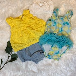 Summer outfit and bathing suit